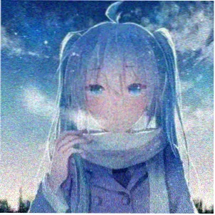 观众头像：戴眼镜的简笔人像